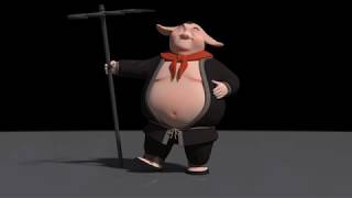 Zhu Baijie - Journey To The West - Free Maya Rig