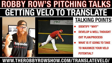 Getting Velocity To Translate - Robby Row