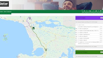 Events List - Route Map