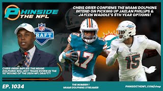 Chris Grier Implies The Miami Dolphins WILL NOT Trade Back In Round 1!