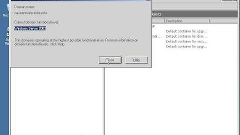 Exchange Server 2003 installation on windows server 2003  (Change Functional Level) part 7