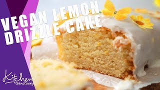 Vegan Lemon Drizzle Cake  Zingy Moist & Delicious