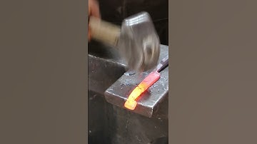 Making a ladle.#shorts  #diy #blacksmith #handmade #forgewelding #artwork