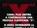 Canal + Cine X (1994) Cabecera. Contenedor cinematográfico