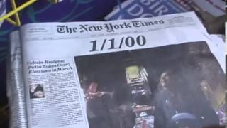 Rare historic New York Times front page 1 1 2000