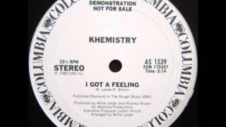 Video thumbnail of "Khemistry   I Got a Feeling"