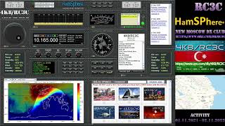 4K8/RC3C - HamSphere - Morning activities on HF bands from OSR [Pt.2]