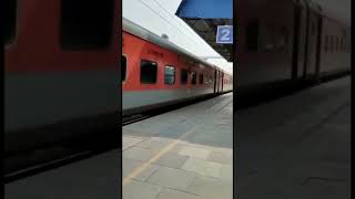 Pachim  Express  Super Fast Train  At Sonipat Platform Haryana  Hell Akku Vlog 