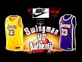 Nike Swingman Vs Authentic Jersey Comparison