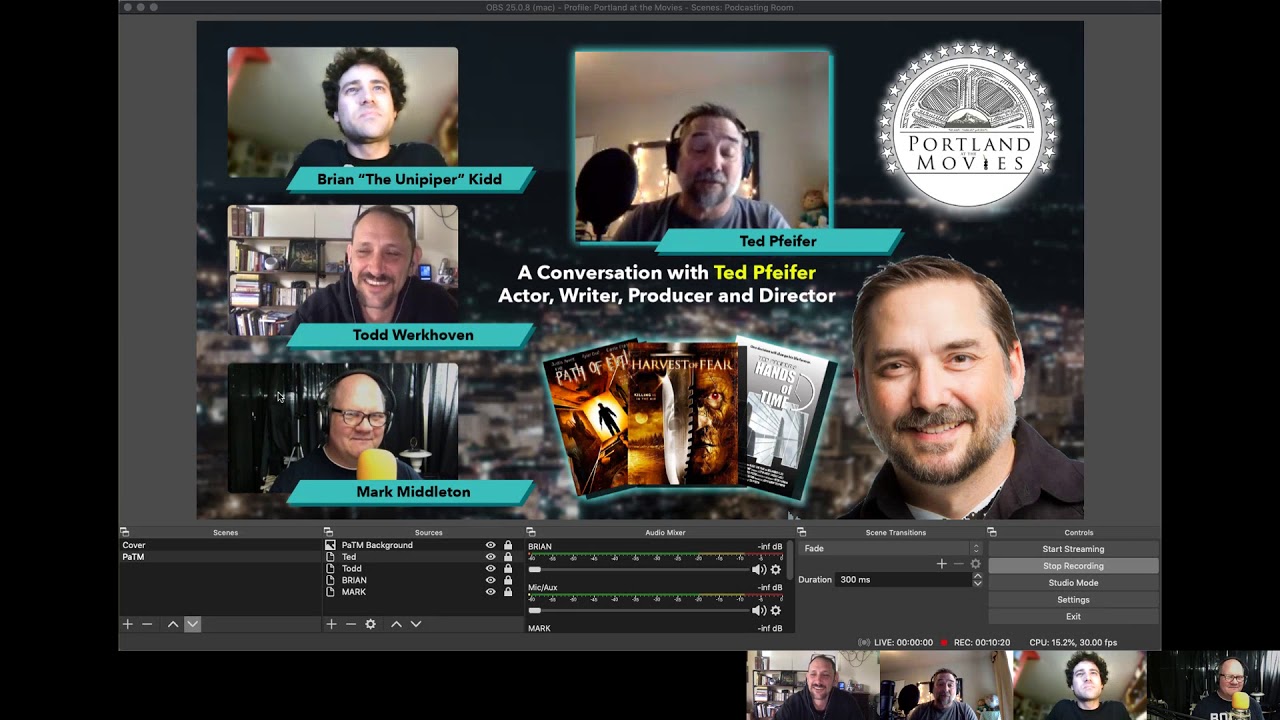 An Interview with Ted Pfeifer, co-writer of "Harvest of Fear" and "Path of Evil"