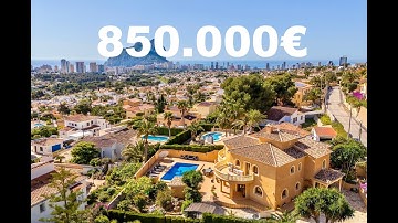 Spanish Style Villa for Sale in Calpe With Stunning Sea Views 850.000 €