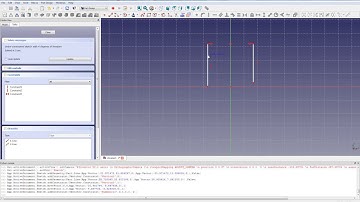 FreeCAD - Básico - Sketch - Constraint de Simetria (Symmetry)