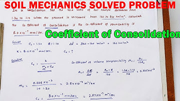 Problems on Consolidation of Soil, soil consolidation numericals, Soil Mechanics, civil engineering
