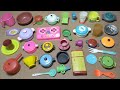 Satisfying with unboxing and review of mini cooking toy collection asmr