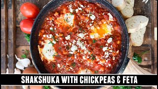 Shakshuka with Chickpeas and Feta