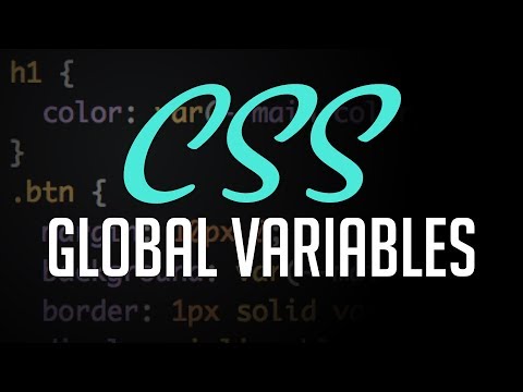 How To Create CSS Global Variables