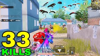 SUPER BEST GAMEPLAY of SEASON 14!! | 33 KILLS SOLO vs SQUADS | PUBG MOBILE