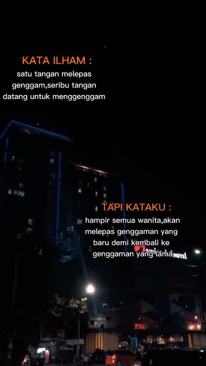 story wa kata ilham