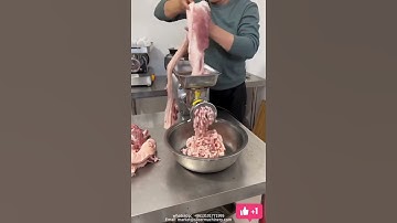 Stainless steel electric meat grinder