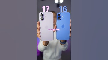 NEW iPhone 17 vs 16🤔#iphone