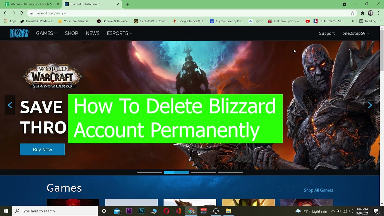 How to Delete Your Battle.Net Account