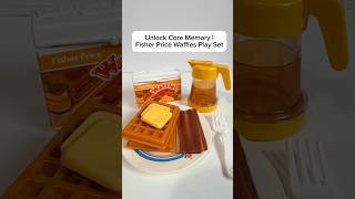 Vintage @FisherPrice Waffles Play Set 🧇 #shortsfeed #shorts #asmr #asmrsounds #toys #vintage #relax
