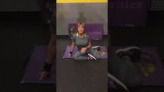 Core workout w/ Heidi Lee Morgan DeBartolomeis, pro wrestler