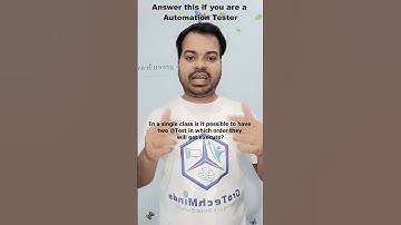 Can I have two @Test Annotations in a single class? | TestNG interview question | Automation Testing