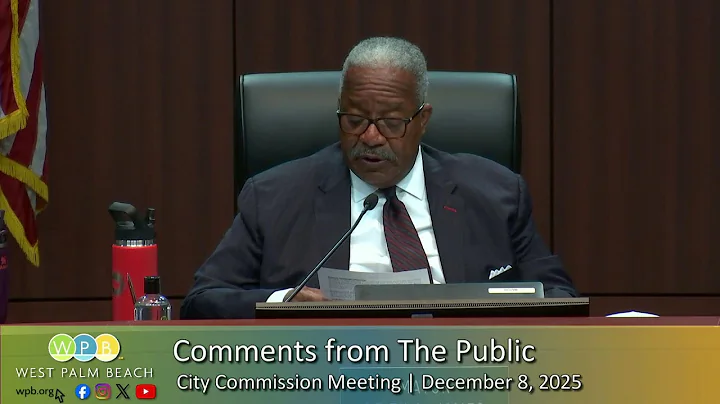 City Commission Meeting | December 8, 2025