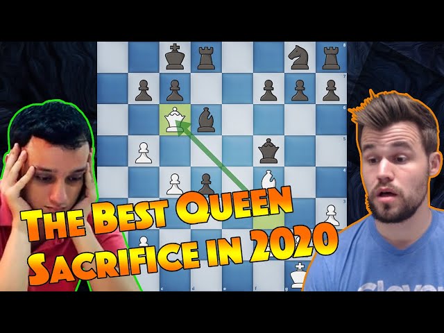 Supi Sacrifica a Dama contra Magnus Carlsen - A Imortal Brasileira - Luis  Supi Vs Magnus Carlsen 