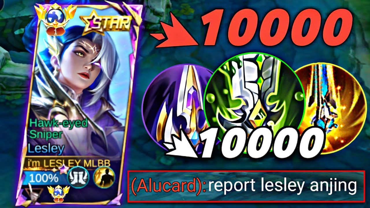 LESLEY MODE SAVAGE 😱 KECERDIKAN LESLEY SAAT MELAWAN MUSUH YANG SUDAH DI ATAS ANGIN | MLBB