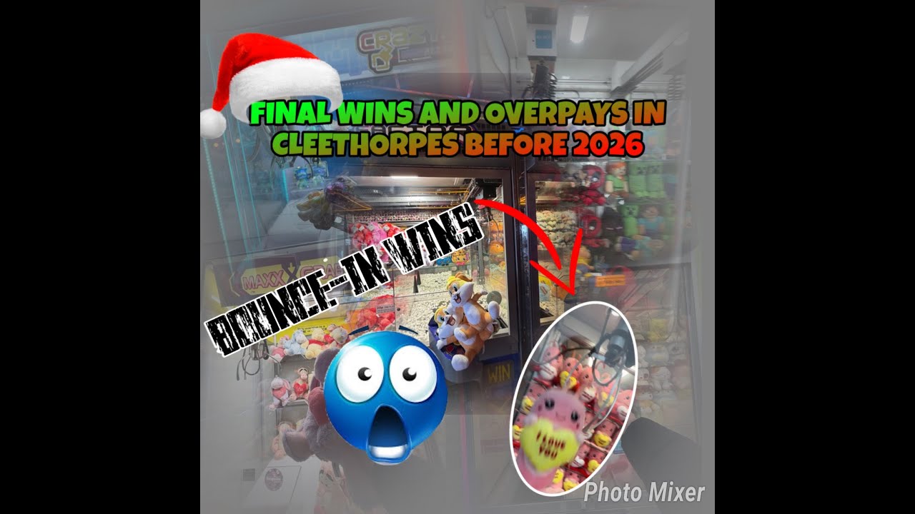 FINAL CLEETHORPES TRIP OF 2025 - OVERPAY WINS AND MORE.. | Claw King UK | Christmas Special