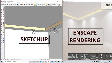 Sketchup Tutorial Beginners: False Ceiling Rendering in Enscape II JS Design