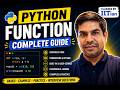 Python Functions Explained Easy Way | Class 11, Class 12, BCA, Diploma, B.Tech | Hindi | English