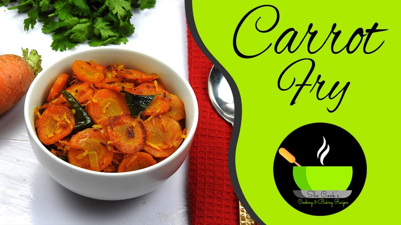 Carrot Fry Recipe | Easy Carrot Poriyal Recipe | Spicy Carrot Stir Fry | Instant Recipe | She Cooks