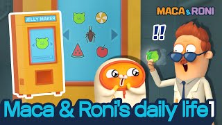 [MACA&RONI] Maca and Roni's daily life 1 | Macaandroni Channel | Cute and Funny Cartoon by MACA & RONI - Funny Cartoon 1,248,874 views 2 years ago 3 minutes, 30 seconds