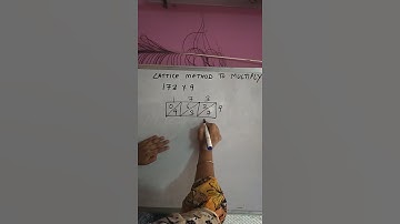 LATTICE METHOD TO MULTIPLY /YouTube shorts/viral/Trending