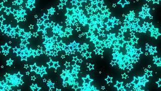 Soft Piano Music for Relaxation 💎 Drift Into Deep Azure Calm ✨ Falling Neon Cyan Stars in 4K screenshot 5