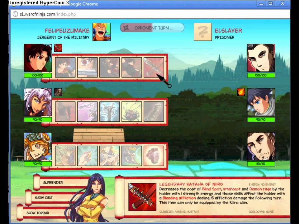 War Of Ninja :  Best Team