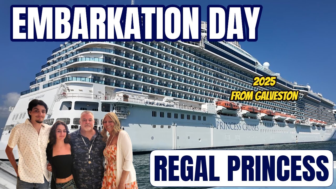 ПОСАДКА НА КОРАБЛЬ REGAL PRINCESS | Парковка в порту Галвестон