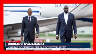 Perezida Kagame yakiriye mugenzi we wa Guinée, Lt Gen Mamadi Doumbouya