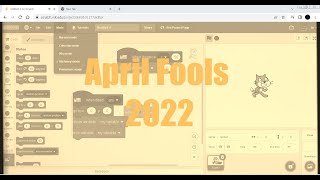 Scratch April Fool 2022 Easter Eggs