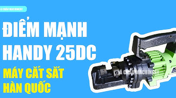 [ MÁY CẮT SẮT THỦY LỰC PHI 25 HÀN QUỐC ] BẢN NÂNG CẤP "HANDY 25DC" CÓ NHỮNG ĐIỂM MẠNH GÌ?