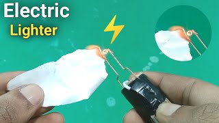 how to make an electric lighter // घर पर lighter कैसे बनायें?