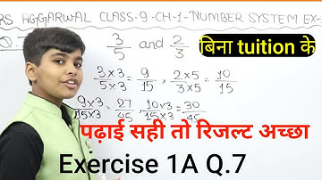 Exercise 1A Q 7 | Chapter 1 | Number System | Class 9 RS Aggarwal | CBSE | RN Glory