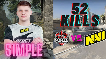 s1mple insane flicks, knives and crispy one deags! (forze vs NaVi - StarLadder CIS RMR 2021)