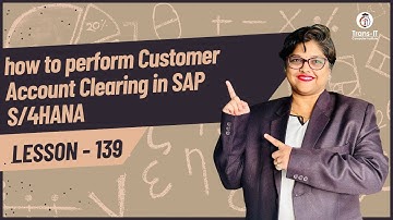 #lecture 139: how to perform Customer Account Clearing in SAP S/4HANA | #sapficotutorial #saps4hana
