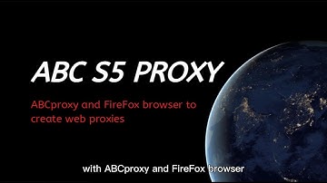 This video teaches you how to set up a web proxy with ABCproxy and FireFox browser#socks5proxy#911S5