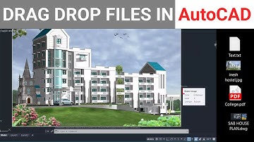 Drag Droping a file in AutoCAD