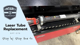 Replacing a Co2 Laser Tube | SPT Laser C70 tube into eBay Co2 Laser